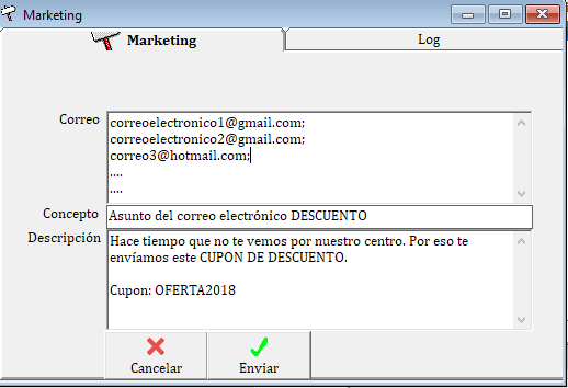 marketing email